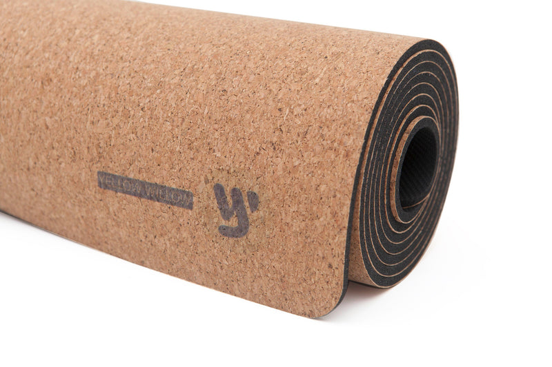 DGW Branded  Thick Cork Yoga Mat