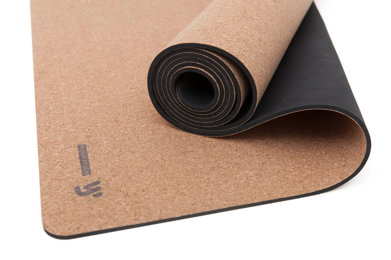 Eco Corner Textured Cork Yoga Mat Brown : : Sports